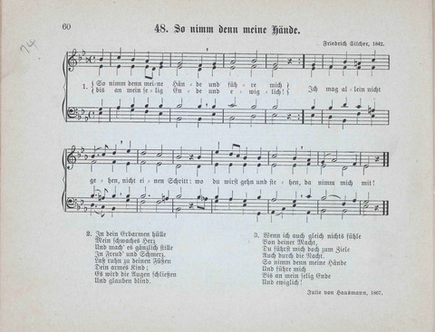 Concordia Chöre: eine Sammlung von Liedern in vierstimmigem Satz für unsere Schulen und Sonntagsschulen page 60
