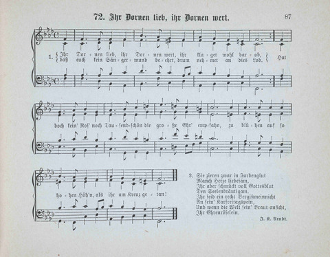 Concordia Chöre: eine Sammlung von Liedern in vierstimmigem Satz für unsere Schulen und Sonntagsschulen page 87