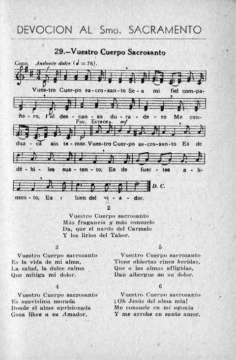 Coleccion de Cantos Sagrados Populares page 39