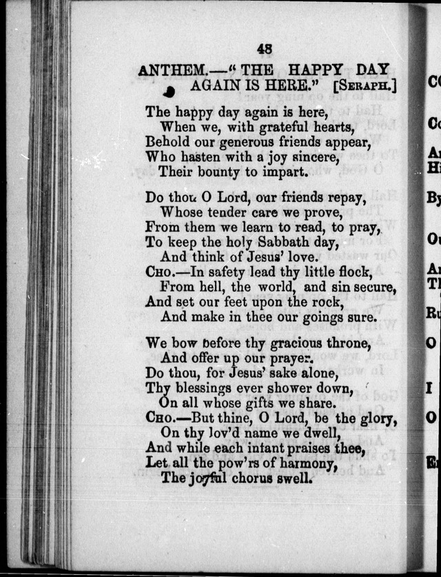 A Companion to the Canadian Sunday School Harp: being a selection of hymns set to music, for Sunday schools and the social circle page 46
