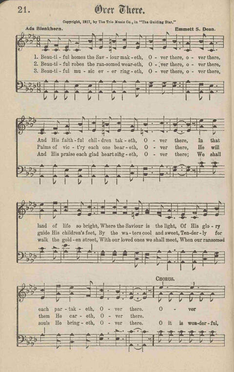 Church Evangel: a choice collection of gospel songs for church and evangelistic work page 22