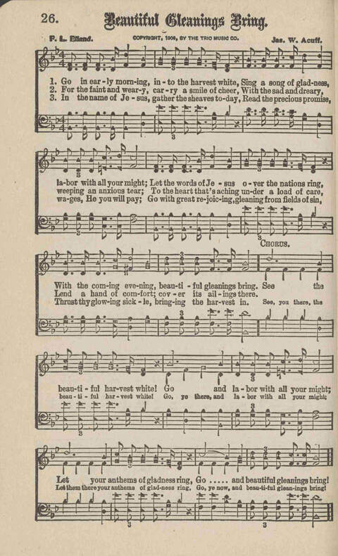 Church Evangel: a choice collection of gospel songs for church and evangelistic work page 28