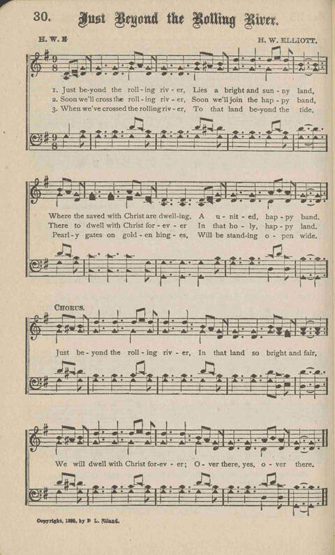 Church Evangel: a choice collection of gospel songs for church and evangelistic work page 32