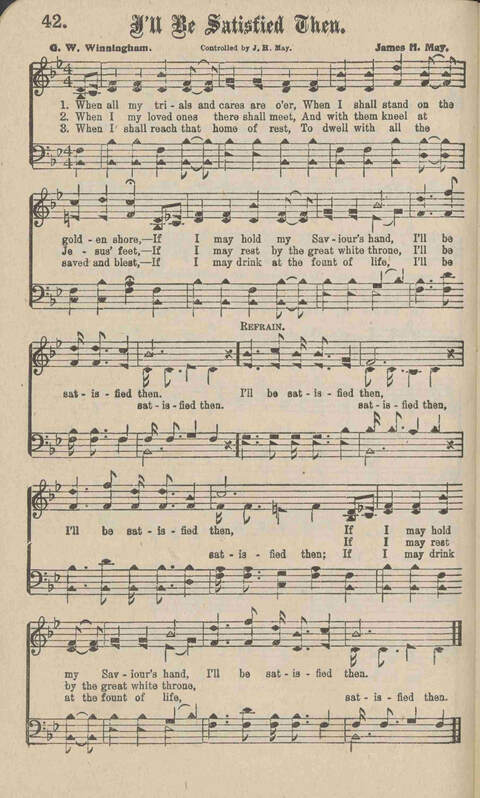 Church Evangel: a choice collection of gospel songs for church and evangelistic work page 44