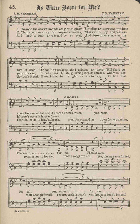 Church Evangel: a choice collection of gospel songs for church and evangelistic work page 47