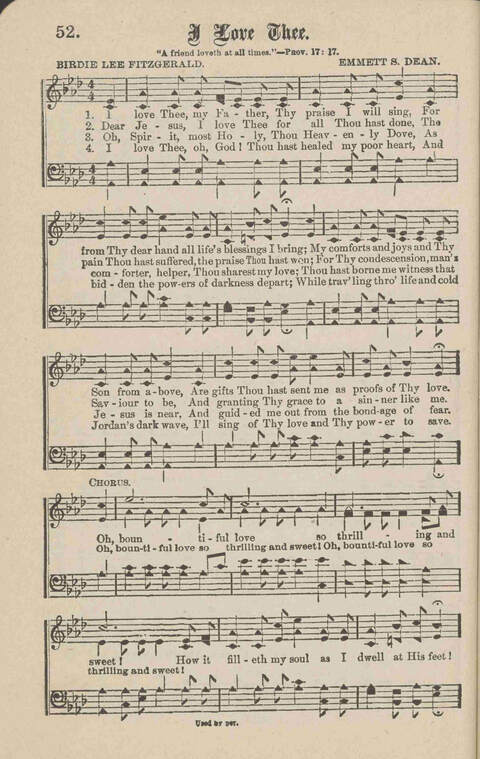 Church Evangel: a choice collection of gospel songs for church and evangelistic work page 54