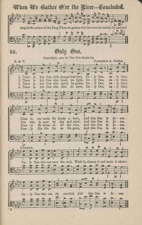 Church Evangel: a choice collection of gospel songs for church and evangelistic work page 57