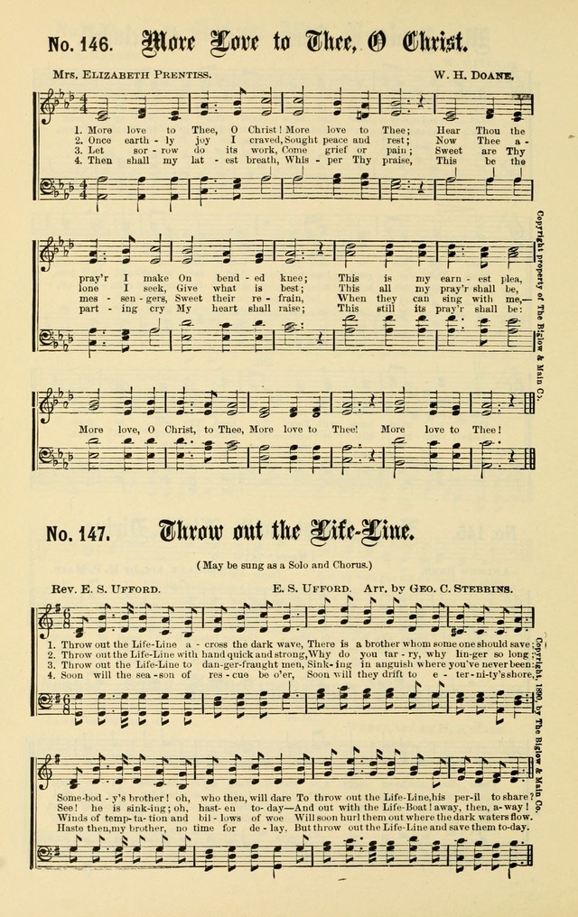 Christian Endeavor Edition of Sacred Songs No. 1 page 151