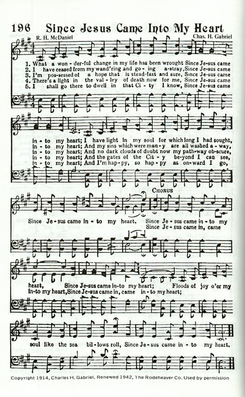Church Gospel Songs and Hymns: a choice selection of inspiration hymns and gospel songs old and new for all services of the church and special occasions page 162