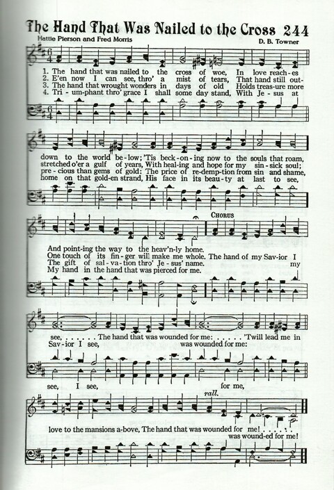 Church Gospel Songs and Hymns: a choice selection of inspiration hymns and gospel songs old and new for all services of the church and special occasions page 201