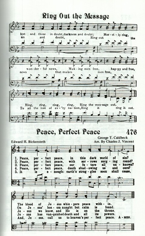 Church Gospel Songs and Hymns: a choice selection of inspiration hymns and gospel songs old and new for all services of the church and special occasions page 427