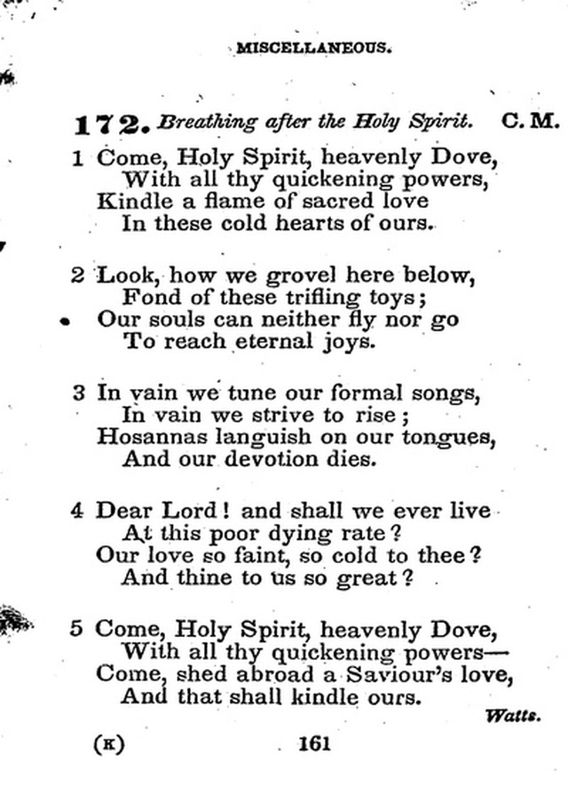 Conference Hymns. a new collection of hymns, designed especially for use in conference and prayer meetings, and family worship. page 175