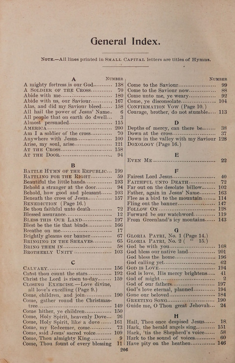 Christian Hymns: for the use of Young People