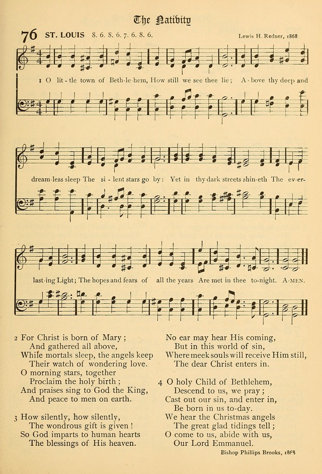 The Chapel Hymnal page 76
