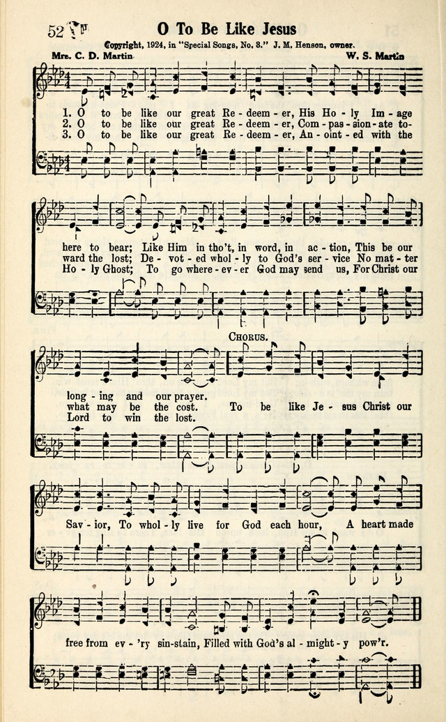 Calvary Hymns page 52