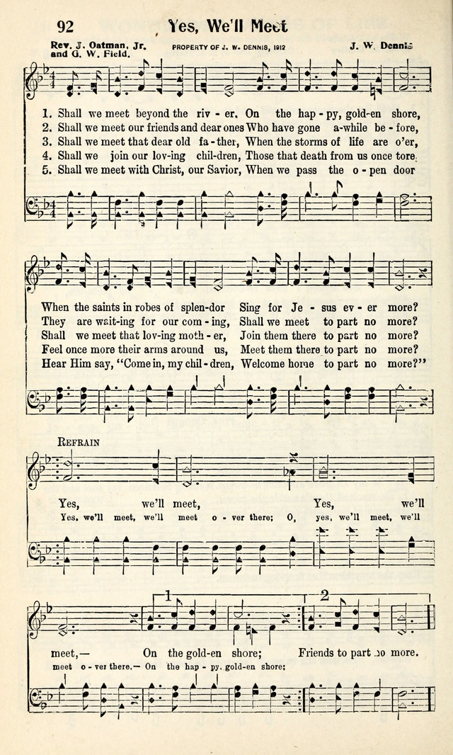 Calvary Hymns page 92