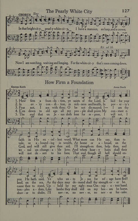 Church Hymnal page 127