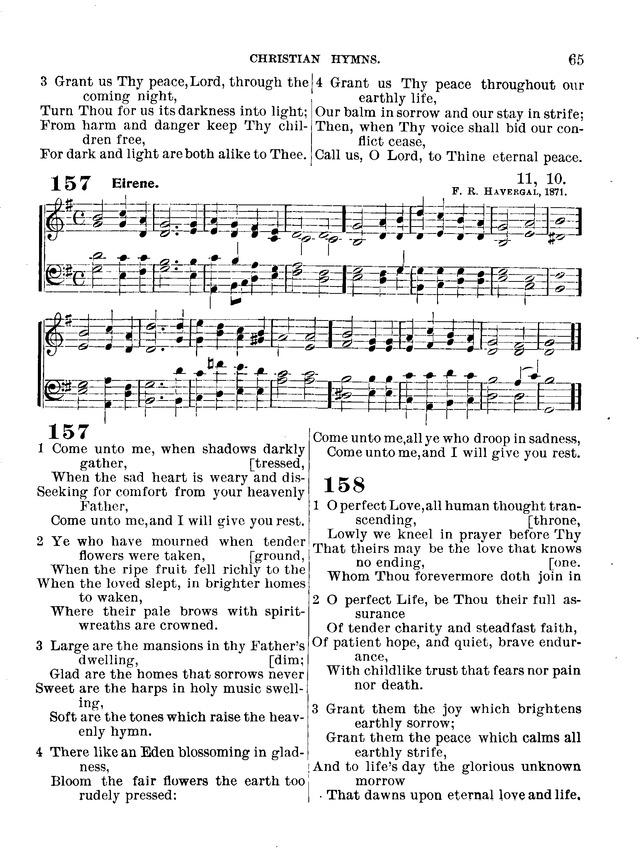 Christian Hymns: for church, school and home, with music page 63