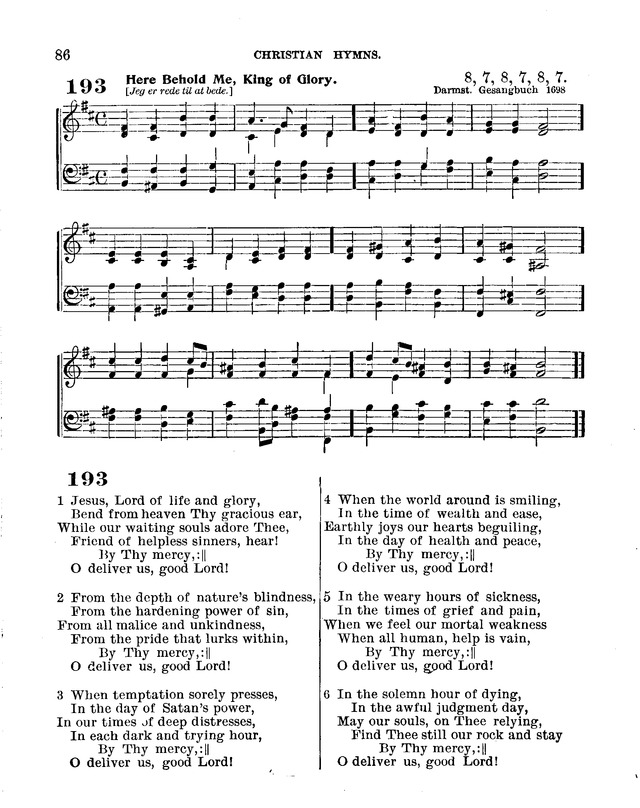 Christian Hymns: for church, school and home, with music page 84