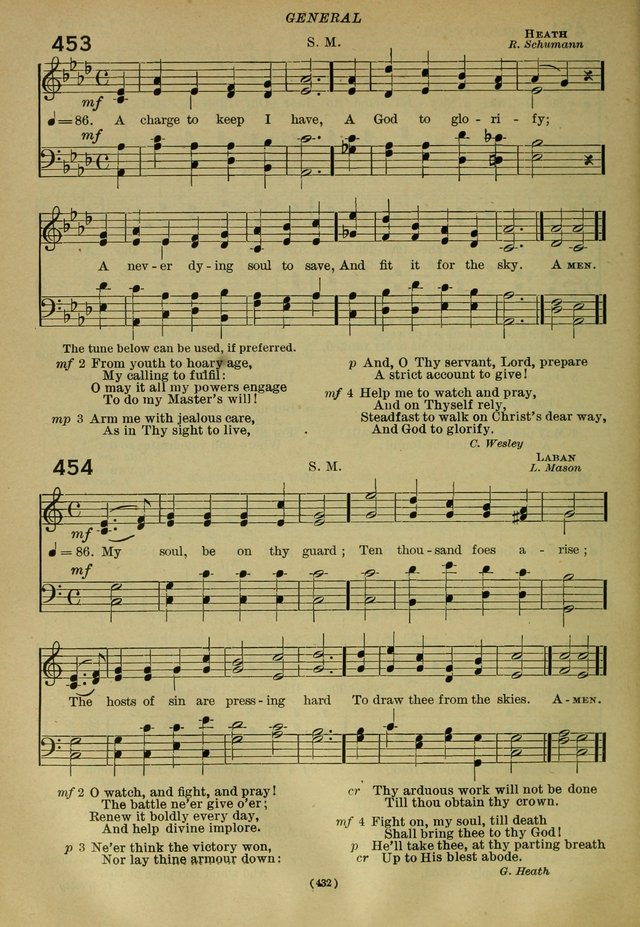 The Church Hymnal: containing hymns approved and set forth by the general conventions of 1892 and 1916; together with hymns for the use of guilds and brotherhoods, and for special occasions (Rev. ed) page 433