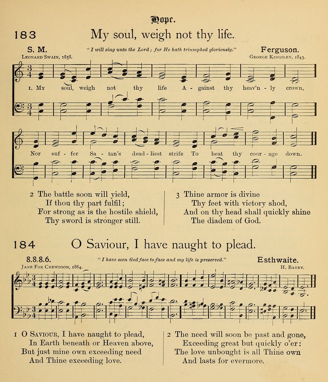 College Hymnal: a selection of Christian praise-songs for the uses of worship in universities, colleges and advanced schools. page 136