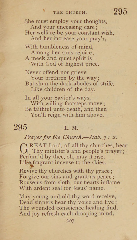A Collection of Hymns and Sacred Songs: suited to both private and public devotions, and especially adapted to the wants and uses of the brethren of the Old German Baptist Church page 201