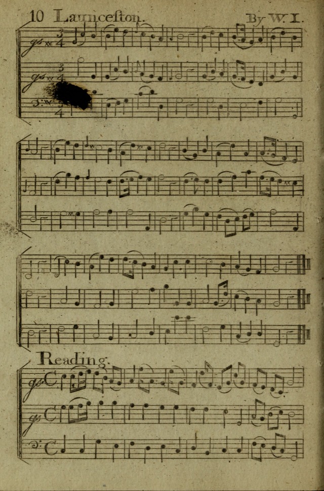 A Collection of Hymn Tunes from the most modern and approved authors page 10
