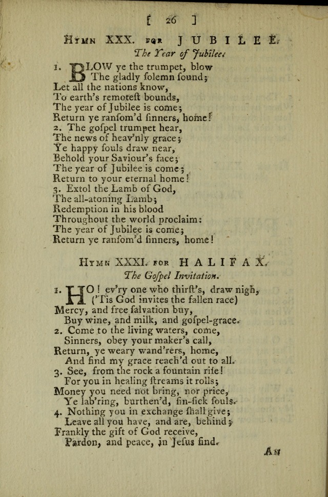 A Collection of Hymn Tunes from the most modern and approved authors page 62