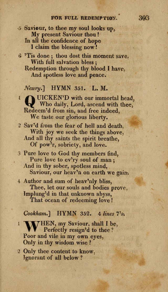 A Collection of Hymns for the Use of the Methodist Episcopal Church: Principally from the Collection of the Rev. John Wesley. M. A. page 308