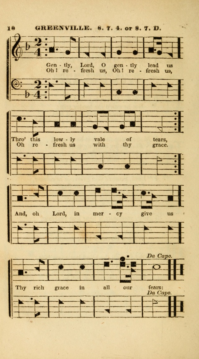 The Christian Lyre: adapted for use in families, prayer meetings, and revivals of religion page 10