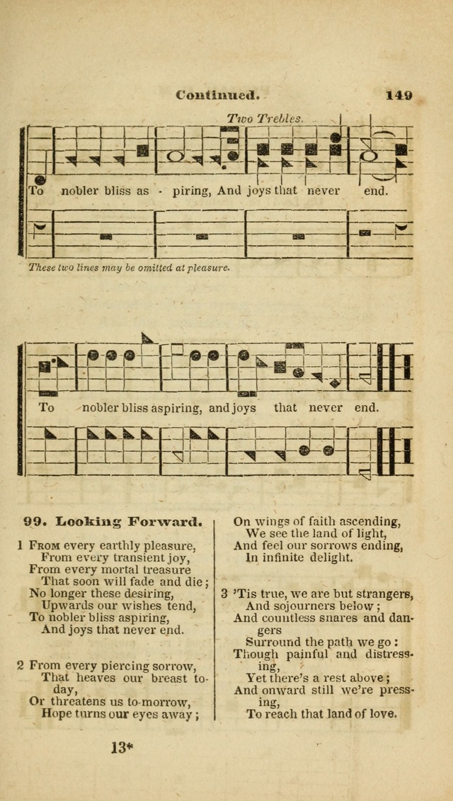 The Christian Lyre: adapted for use in families, prayer meetings, and revivals of religion page 149
