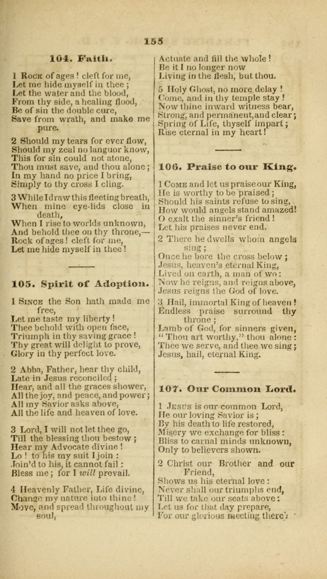 The Christian Lyre: adapted for use in families, prayer meetings, and revivals of religion page 155