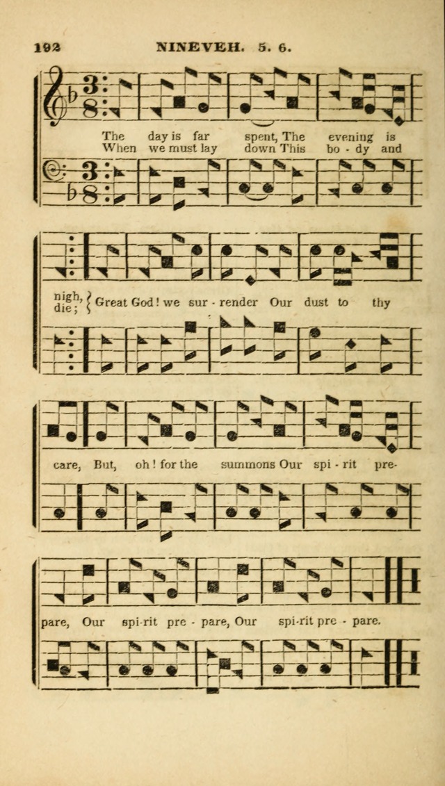 The Christian Lyre: adapted for use in families, prayer meetings, and revivals of religion page 192
