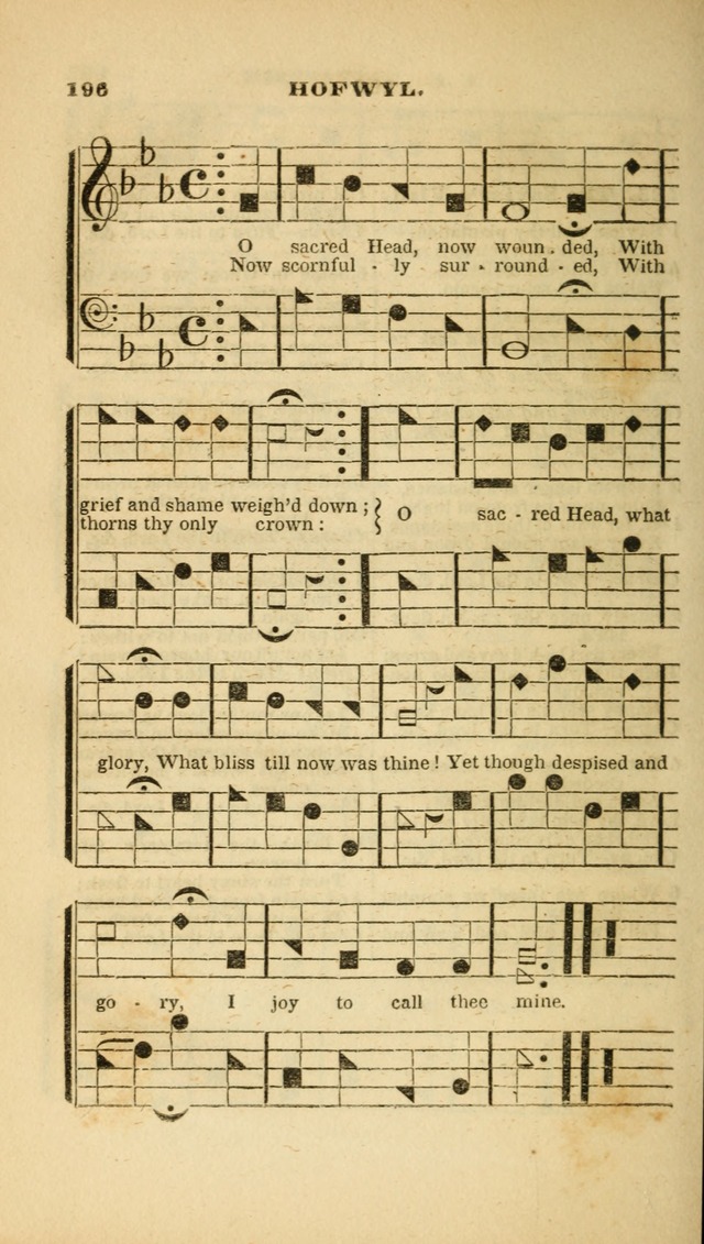 The Christian Lyre: adapted for use in families, prayer meetings, and revivals of religion page 196