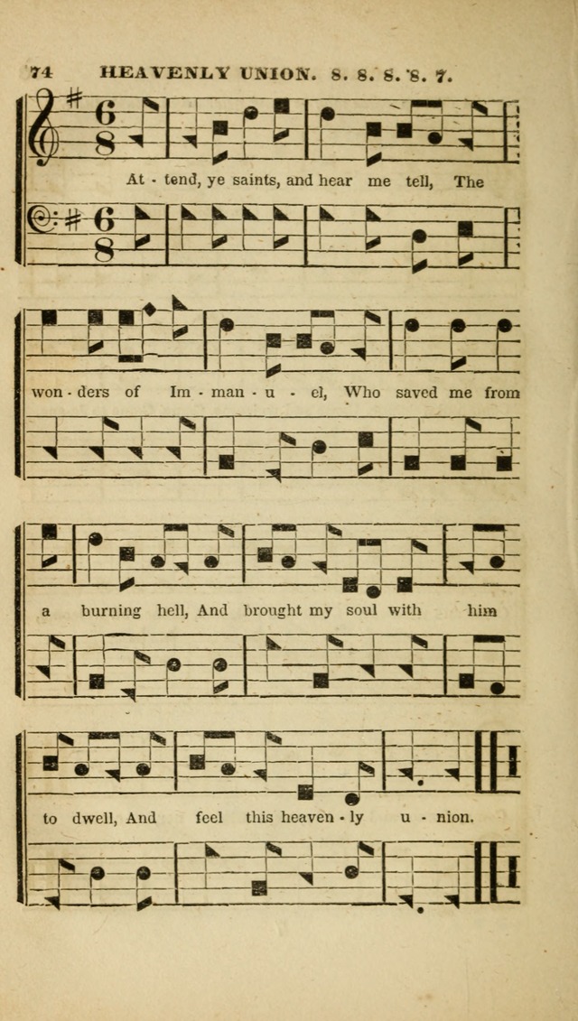 The Christian Lyre: adapted for use in families, prayer meetings, and revivals of religion page 74