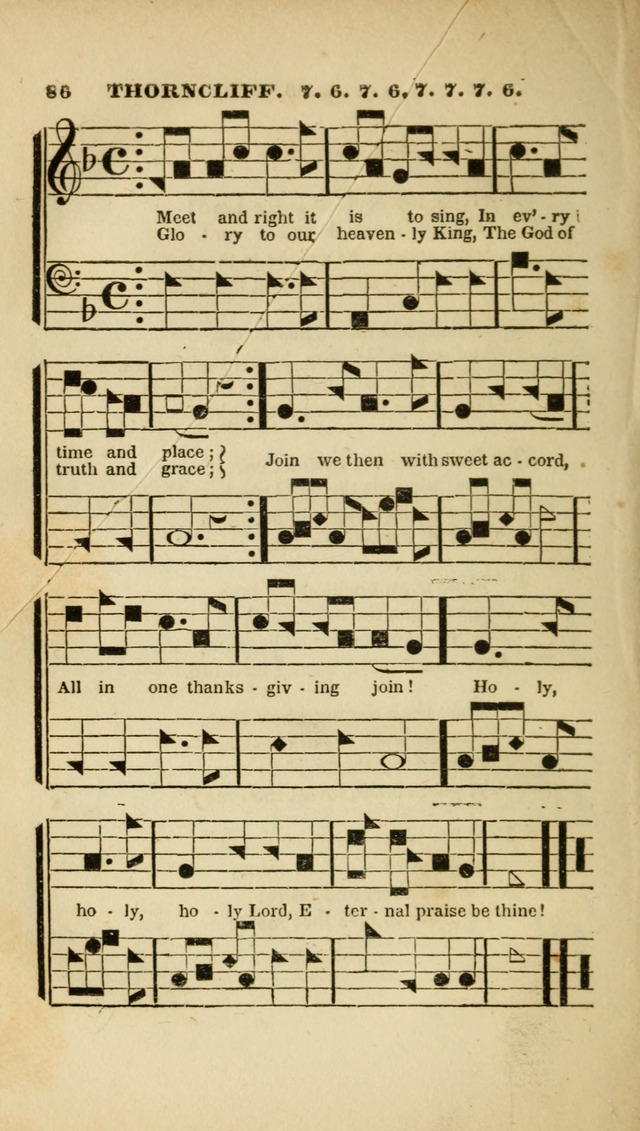 The Christian Lyre: adapted for use in families, prayer meetings, and revivals of religion page 86