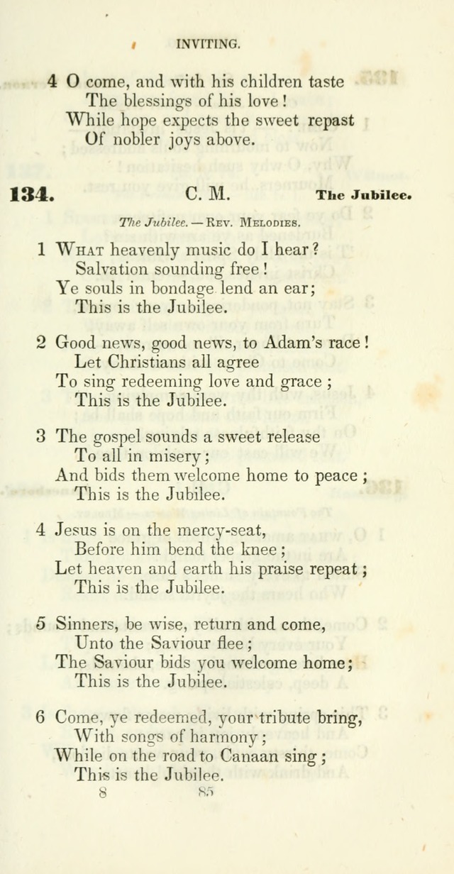 The Christian Melodist: a new collection of hymns for social religious worship page 85