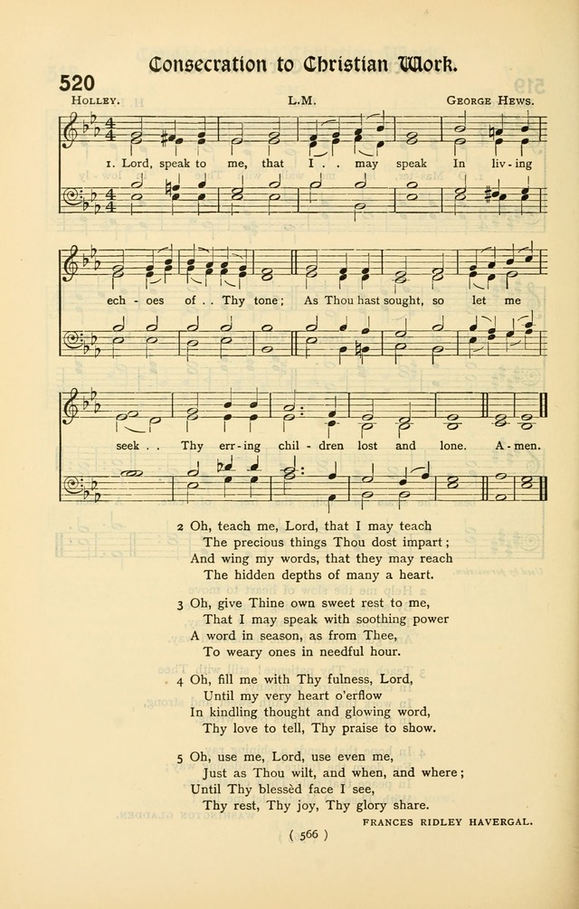 Common Praise: hymns with tunes for Christian worship page 609