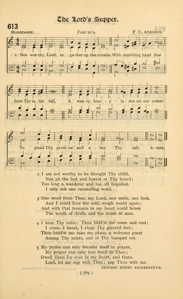 Common Praise: hymns with tunes for Christian worship page 712