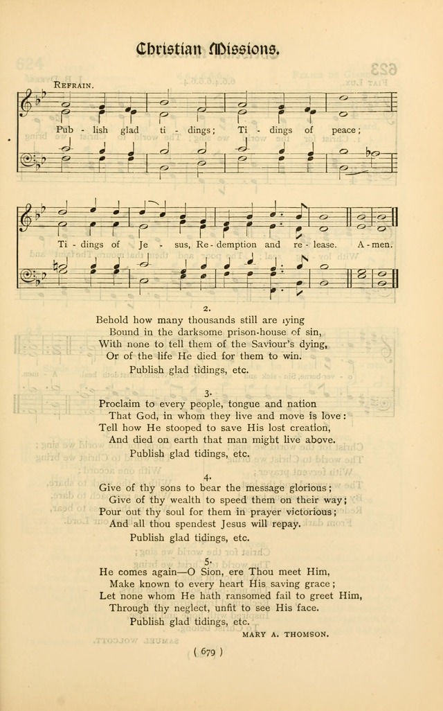 Common Praise: hymns with tunes for Christian worship page 722