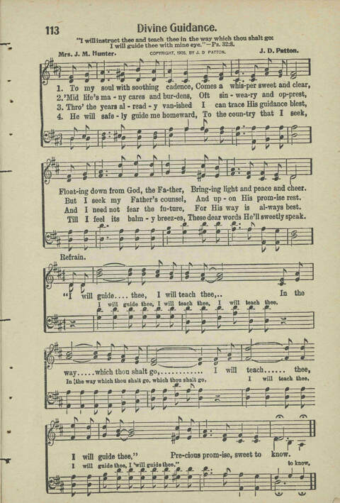 Christian Praise: edited and compiled for use in Sunday schools, churches, evangelistic meetings, singing conventions and all religious services page 101