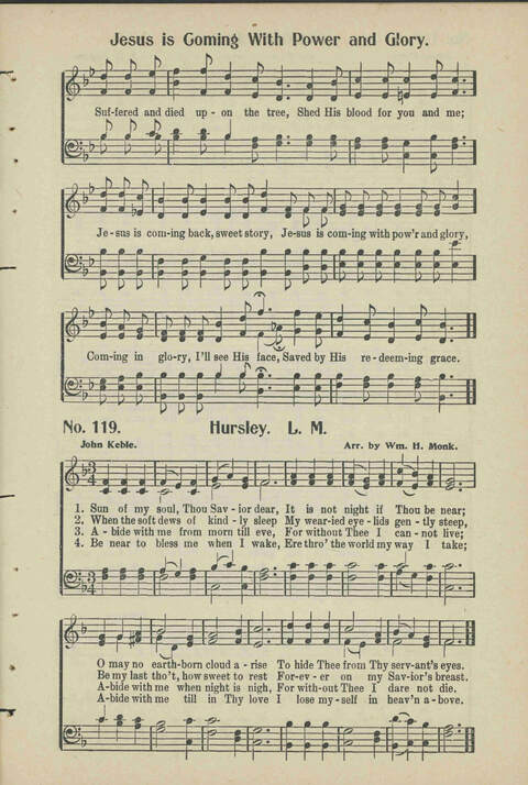 Christian Praise: edited and compiled for use in Sunday schools, churches, evangelistic meetings, singing conventions and all religious services page 107