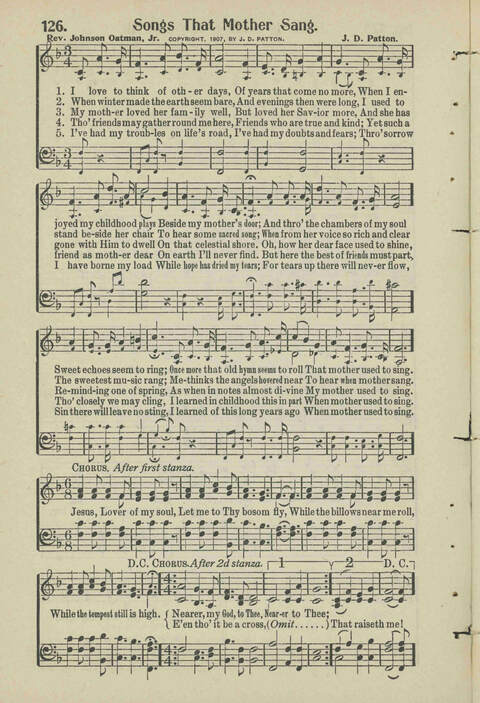 Christian Praise: edited and compiled for use in Sunday schools, churches, evangelistic meetings, singing conventions and all religious services page 115