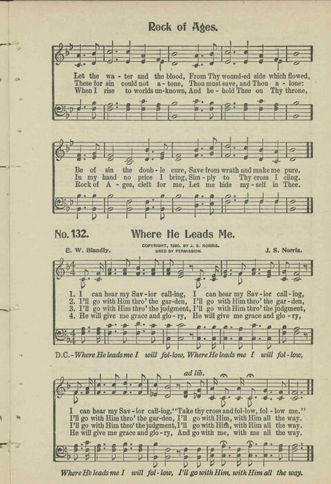 Christian Praise: edited and compiled for use in Sunday schools, churches, evangelistic meetings, singing conventions and all religious services page 120