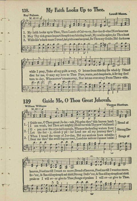 Christian Praise: edited and compiled for use in Sunday schools, churches, evangelistic meetings, singing conventions and all religious services page 124