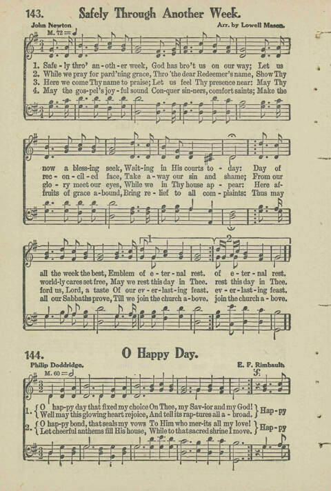 Christian Praise: edited and compiled for use in Sunday schools, churches, evangelistic meetings, singing conventions and all religious services page 127