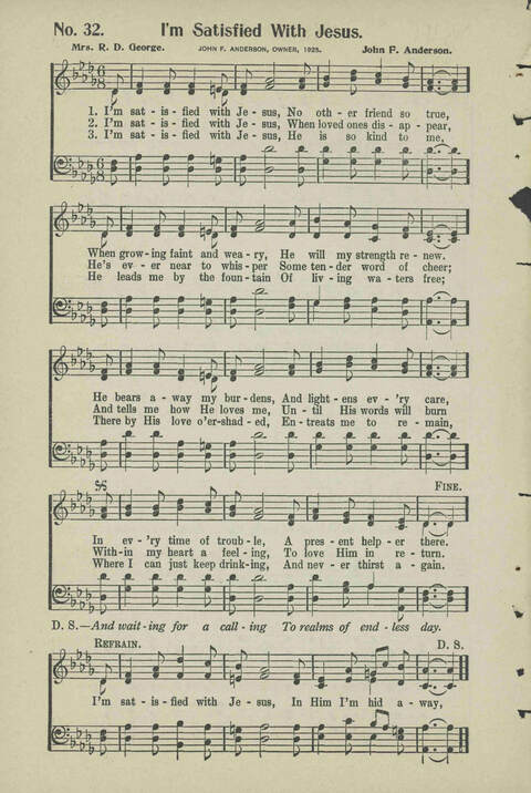 Christian Praise: edited and compiled for use in Sunday schools, churches, evangelistic meetings, singing conventions and all religious services page 30