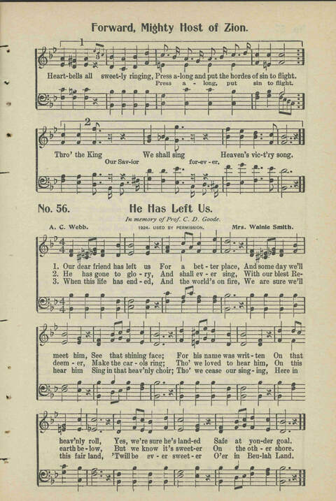 Christian Praise: edited and compiled for use in Sunday schools, churches, evangelistic meetings, singing conventions and all religious services page 53
