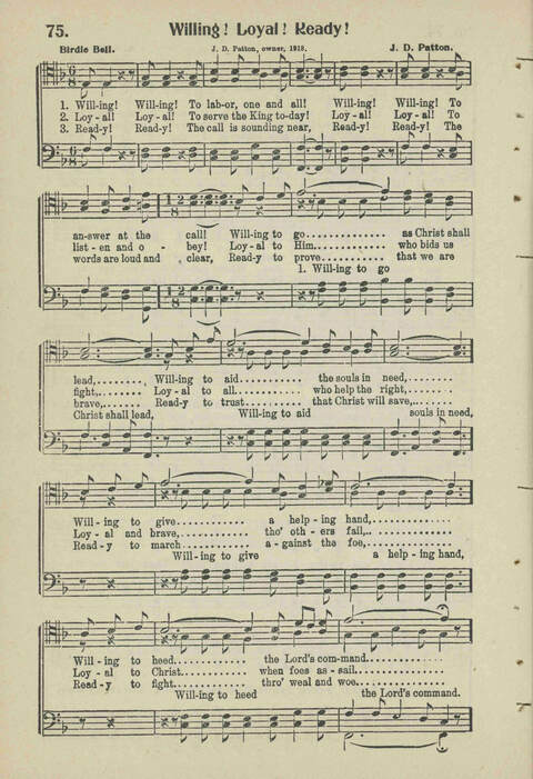 Christian Praise: edited and compiled for use in Sunday schools, churches, evangelistic meetings, singing conventions and all religious services page 64