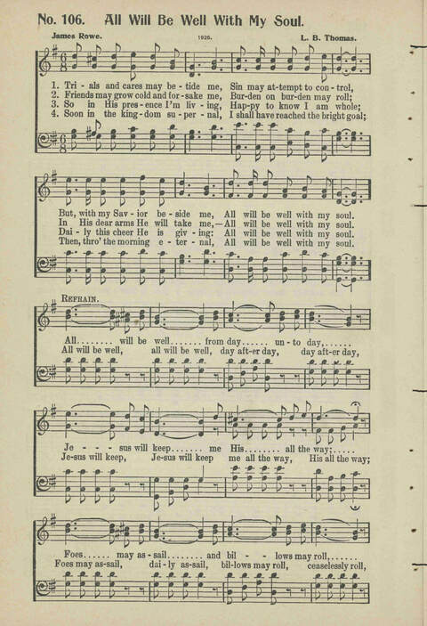 Christian Praise: edited and compiled for use in Sunday schools, churches, evangelistic meetings, singing conventions and all religious services page 96